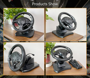 Volant de jeu à haute vibration NS-9877 en promotion, compatible PC, Android, P4 et autres applications multiplateformes - Product Image 3