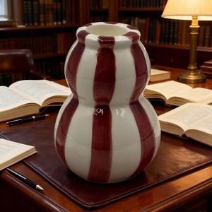 Candelero Redondo de Cerámica Moderno Hecho a Mano con Impresión en Relieve de 4 Colores para Decoración del Hogar <span class=keywords><strong>Jalo</strong></span> JE1942 - Product Image 4