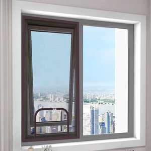 Fenêtres en aluminium à double vitrage, design moderne, pour maison et commerce, avec fonctions battante, <span class=keywords><strong>oscillo</strong></span>-battante et basculante, personnalisables - Product Image 3