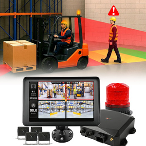 Système de caméra de sécurité intelligent pour véhicule avec freinage actif, anti-collision, surveillance des angles morts à 360°, écran 7 pouces, garantie 1 an - Product Image 1