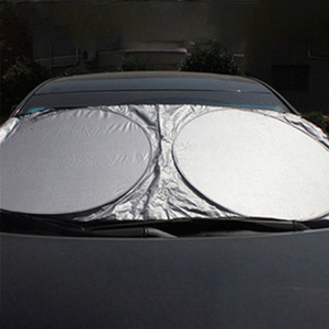 Usine de conception personnalisée ruban argenté <span class=keywords><strong>pare</strong></span>-soleil de fenêtre de voiture <span class=keywords><strong>pare</strong></span>-soleil de couverture avant avec <span class=keywords><strong>cadeau</strong></span> promotionnel - Product Image 1
