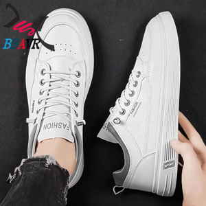 Zapatillas Deportivas para Hombre 2023, Blancas, Transpirables, con Cordones, Casuales, Tenis Deportivos, Zapatos de Skateboard - Product Image 6