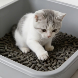 Litière pour chat biodégradable DongnaiPETS en bois de pin, écologique, 10L, agglomérante, sans poussière, hautement absorbante, contrôle des odeurs supplémentaire - Product Image 4
