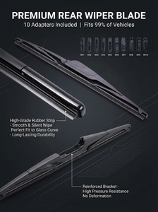 Limpiaparabrisas Trasero Multifuncional para Automóvil, Compatible con Accord <span class=keywords><strong>Jazz</strong></span>, de 12 a 28 Pulgadas, de Goma Natural, Silencioso, Venta al por Mayor - Product Image 3