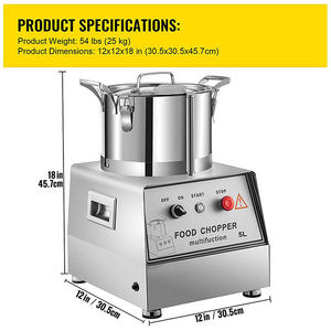 Picadora eléctrica para alimentos, procesador de alimentos, picadora de carne, picadora, picadora, 550, 750, 850, 1100, 1400, <span class=keywords><strong>2000</strong></span> W, 550W, 1100W, novedad de 1400 - Product Image 5