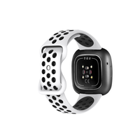 Correa de Reloj Deportiva de Silicona Transpirable Win-Win con Cierre de Mariposa para Fitbit Versa 4 3 Sense 2