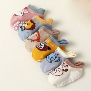 <span class=keywords><strong>Calcetines</strong></span> de Bebé con Dibujos Animados en 3D para Niños en Edad Preescolar, <span class=keywords><strong>Calcetines</strong></span> de Punto Antideslizantes para Recién Nacidos, Juego de 6 Pares, <span class=keywords><strong>Calcetines</strong></span> de Piso para Bebés Niños y Niñas, <span class=keywords><strong>Talla</strong></span> 0-3 - Product Image 1