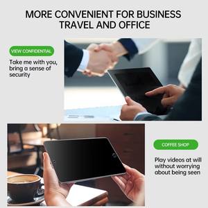 Protection d'écran de tablette <span class=keywords><strong>anti</strong></span>-<span class=keywords><strong>espion</strong></span> à 360 degrés, <span class=keywords><strong>verre</strong></span> <span class=keywords><strong>trempé</strong></span> haute résistance HD, <span class=keywords><strong>anti</strong></span>-traces de doigts, <span class=keywords><strong>anti</strong></span>-reflets pour les modèles iPad - Product Image 6