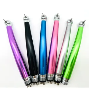 زر دفع ملون 2 حفرة أو 4 فتحات توربين قبضة أسنان عالية السرعة مع دوار محمل سيراميك - Product Image 1