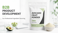 Natuurlijk kruidenavocadofruitpoeder (Persea Americana) voedingskwaliteit voor maaltijdvervanging & cosmetische grondstof
