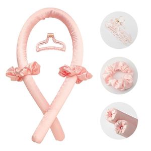 Diadema rizadora sin calor personalizada al por mayor, juego de rizadores de pelo de seda mágica, rodillo suave para rizar el cabello para dormir para mujer - Product Image 3