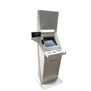 Machine à gab avec écran tactile de 19 pouces, avec dépôt d'argent, lecteur de cartes à puce, distributeur de passeport