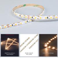 Fabrik liefert S-förmige LED-Streifenleuchte 120 LEDs 12VDC, ultraflexibel, biegsame Leiterplatte für gebogene Installation