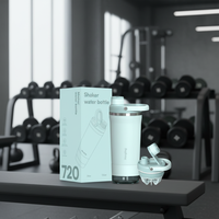 Thermos isotherme réutilisable en acier inoxydable, shaker, gobelet de sport, bouteille d'eau, prix fabricant