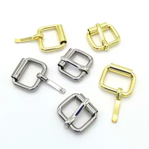 Bag Accessories Metal Roller Buckle Adjustable Roller Belt Buckle Iron Pin Belt Buckle For Straps