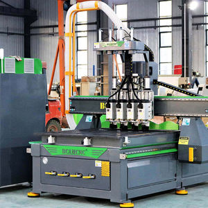 Máquina de grabado CNC de alta velocidad de 4 cabezales 1325 1530 2030 para muebles y gabinetes con husillo de 3kW y motor Yaskawa japonés - Product Image 5