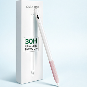 <span class=keywords><strong>Stylet</strong></span> Actif pour <span class=keywords><strong>iPad</strong></span>, Autonomie de 30 Heures, Prise en Charge de l'Inclinaison, Indicateur LED, Attraction Magnétique, Rejet de la Paume, Compatible 2018-2026 - Product Image 1