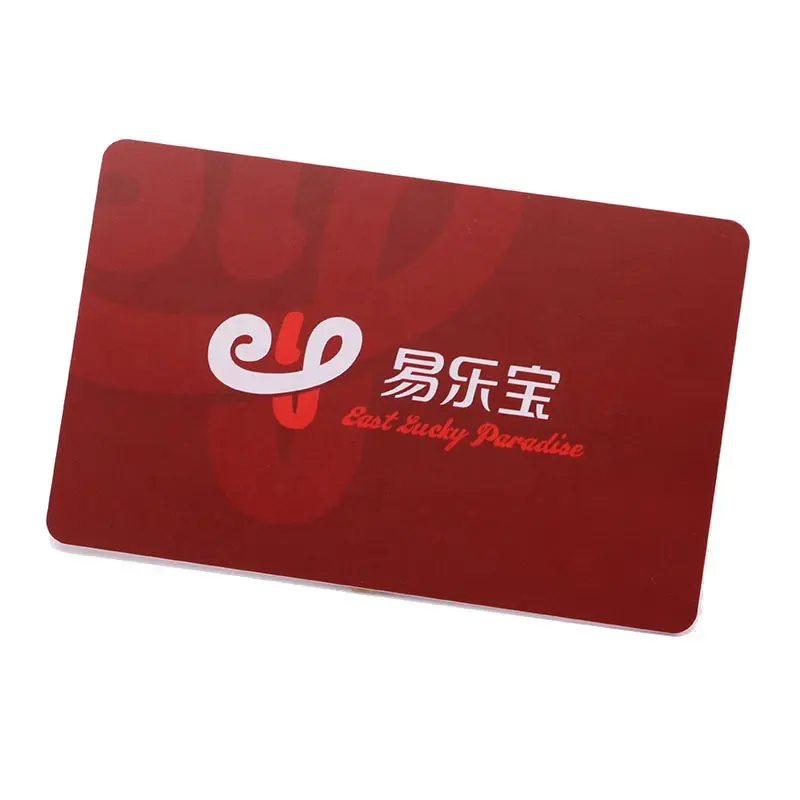Sadakat sistemi için özel baskı plastik VIP kart/PVC üyelik kartı