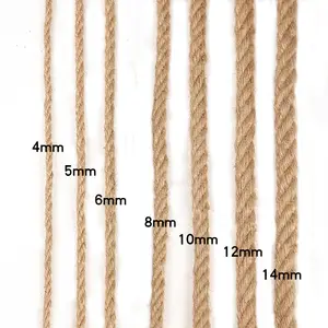 Corda de sisal de alta qualidade pode ser usado para barcos, ao ar livre, pacote, etc. 100% fibra trançada de sisal corda