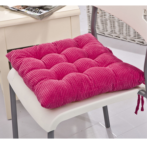 Grey/orange/red Custom Size Welcome 40*40cm Thick and Soft Touch Breathable <strong>Corn</strong> <strong>Kernel</strong> Fabric One Seat Office Chair Cushion - Product Image 5