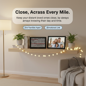 Calendario da Parete Intelevia Smart Home con Sincronizzazione Wi-Fi, Display E-Paper per la Protezione degli Occhi, Promemoria Automatico per le Feste, <span class=keywords><strong>Meteo</strong></span> <span class=keywords><strong>in</strong></span> Tempo Reale, Design Esclusivo - Product Image 4