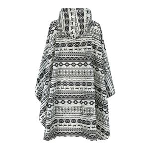 Groothandel Regenjas Poncho Out Rijden Winddicht Waterdicht Heren En Dames Regenjas Geometrische Patroon Regenjas - Product Image 5