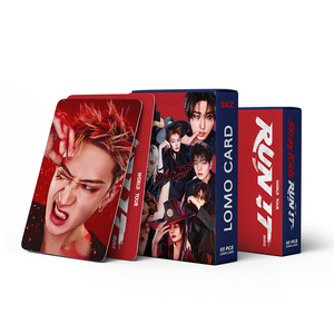 55 ชิ้น/ชุด โฟโต้การ์ดเซลฟี่อัลบั้ม RUN IT ของวง Stray Kids ฮยอนจิน ฟีลิกซ์ ซึงมิน ลี โนว์ แฟชั่นโฟโต้การ์ด โลโม่การ์ด ของสะสมสำหรับแฟนคลับ - Product Image 2