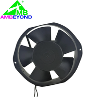 Ventilateur axial AC AV-A110V 220V 240V 380V à double roulement à billes 172x150x38mm pour ventilation d'armoire et extraction