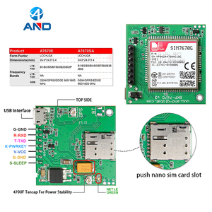 1pc SIM7670G Nouveau Kit de développement avec carte SIM Nano Push-Push et emplacement pour carte SIM SIM7670, Kit de développement LTE Cat 1 4G - Product Image 2