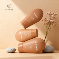 Bouteille de protection solaire de 30ml 50ml Tube de protection solaire Crème solaire EGMII-D Conteneur de protection solaire Bouteille en plastique pour paquet cosmétique