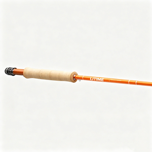 Canne à pêche télescopique portable en fibre de carbone 24T ultra courte 41 cm pour la pêche en eau douce et salée - Product Image 1