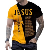 Kaos Olahraga Pria Desain Huruf Poliester, Mode Pria Amerika Eropa 2026, Produk Terlaris Musim Panas, Perdagangan Luar Negeri