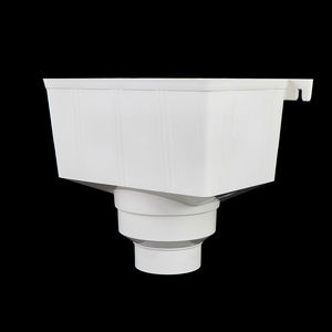 Funil de Água da Chuva de Dupla Função em PVC, Conexões para Coletor de Água, Tecnologia de Fundição, Materiais Plásticos - Product Image 1