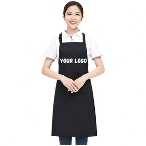 Delantal Rojo Japonés Personalizado con Impresión de Logotipo Azul en Promoción - Product Image 1