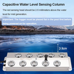 เครื่องพ่นน้ำสแตนเลสสำหรับตู้ปลา บ่อปลา พร้อมปั๊มน้ำ น้ำพุ ตกแต่งสวน - Product Image 4