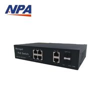 Switch PoE Gigabit 8-Port yang Dikelola Melalui Web dengan 1 SFP dan Switch Ethernet IEEE802.3af/at dengan VLAN QoS, Tersedia