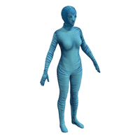 Prix Direct Usine Vêtements de Cosplay pour Étudiants, Costumes d'Halloween Adultes, Costume du Film Avatar, Costume Animal Bleu Avatar