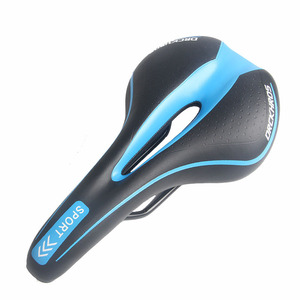 Siège de <span class=keywords><strong>selle</strong></span> imperméable en cuir PU pour hommes et femmes, <span class=keywords><strong>gel</strong></span> doux, ventilation, VTT, style simple, silicone - Product Image 5
