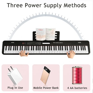 <span class=keywords><strong>Piano</strong></span> Electrónico Portátil Aiersi Básico de <span class=keywords><strong>88</strong></span> <span class=keywords><strong>Teclas</strong></span>, Fabricado en China, Precio Económico, Instrumento Musical de Teclado Digital de Escritorio - Product Image 6