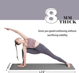 Esterilla <span class=keywords><strong>de</strong></span> <span class=keywords><strong>Yoga</strong></span> <span class=keywords><strong>de</strong></span> goma ecológica, esterilla <span class=keywords><strong>de</strong></span> fitness antideslizante y antidesgarros - Product Image 2