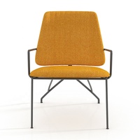 Chaises de négociation pour visiteurs, de réception, de bureau et de café, avec structure tubulaire métallique, design moderne, fabriquées par l'usine de chaises de Foshan