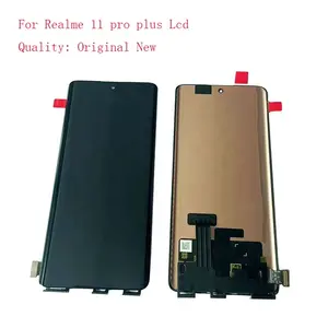 Layar Lcd ponsel asli untuk Realme X7 Pro, Display dengan digitizer sentuh
