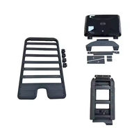 Vente en gros d'usine d'accessoires de voiture tout-terrain 4x4 kit de carrosserie abs échelle noir kit de sac de cadre de bagage pour jetour