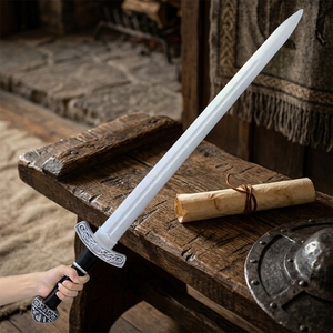 Épée en mousse PU haute densité légère et durable de 100 cm (39,37 po) pour cosplay, scène, <span class=keywords><strong>film</strong></span>, jouet, vente en gros, personnalisable, OEM - Product Image 2
