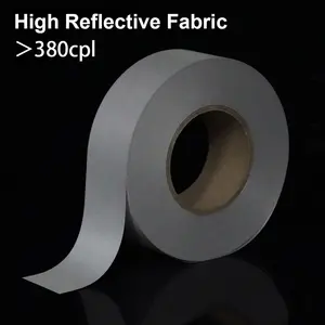 Reflective Tape Design High Visibility Safety Retro-reflective Material Fabric Reflective Tape Sew On For Clothes