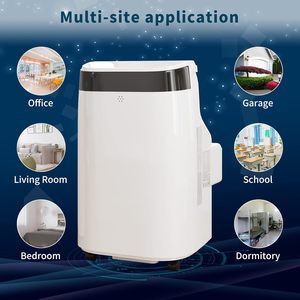 Aire Acondicionado Portátil Yoyo de 10000 Btu con Control Remoto, Ventilador de Refrigeración, Modo de Sueño para Habitación, Oficina, Dormitorio, Color Blanco - Product Image 5