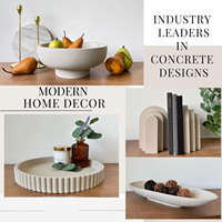 Bol de fruits décoratif en résine de vente chaude du fabricant Design gris simple haut de gamme pour un usage domestique