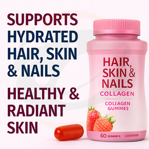 Integratore Alimentare di Collagene in Gommose, Facile da Assumere, per Capelli, Pelle e Unghie, Gusto Gradevole, Fornito da Fabbrica Cinese di Erbe - Product Image 3