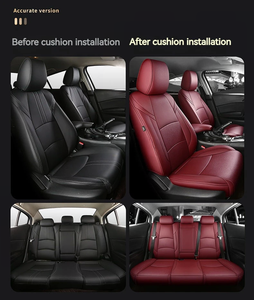 <span class=keywords><strong>Coprisedili</strong></span> <span class=keywords><strong>per</strong></span> <span class=keywords><strong>Auto</strong></span> Mazda 3 2014-2024, Set Completo in Pelle di Lusso, Accessori <span class=keywords><strong>Auto</strong></span> Impermeabili, Protezione Sedili - Product Image 4