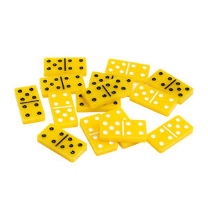 Dominos en acrylique personnalisables, dominos de haute qualité fabriqués en usine avec des points noirs, divers effets disponibles pour le jeu et la collection - Product Image 4